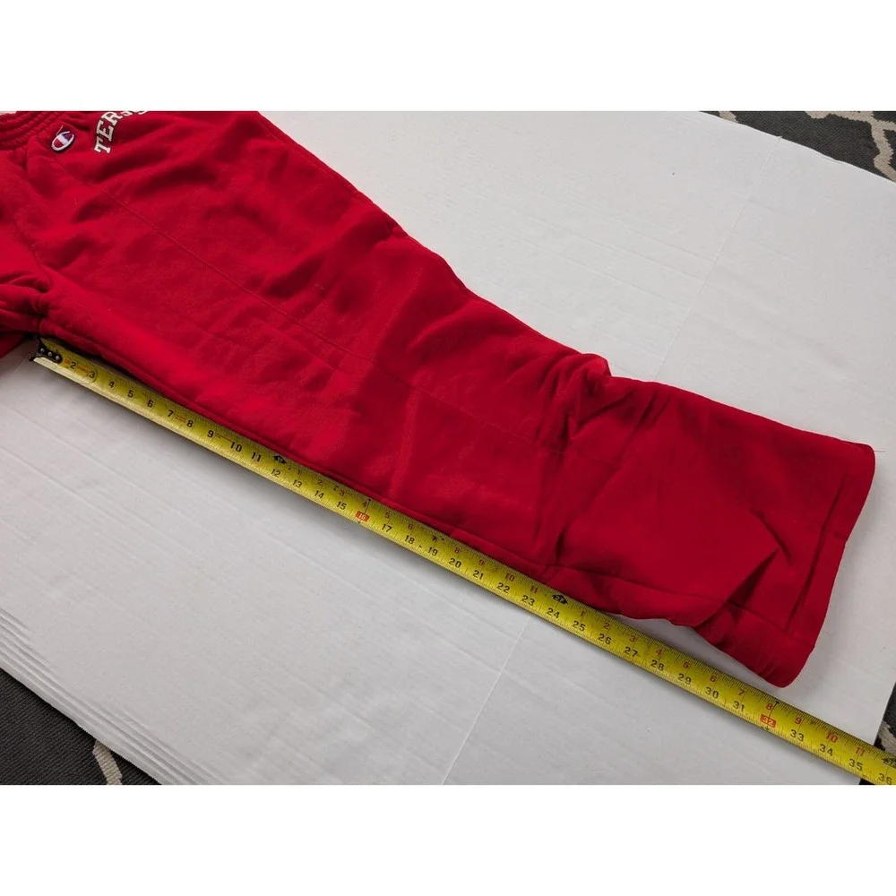 Mens XXL Vintage Champion Sweatpants Maryland Terps 80s Terps Red Double Lined‎